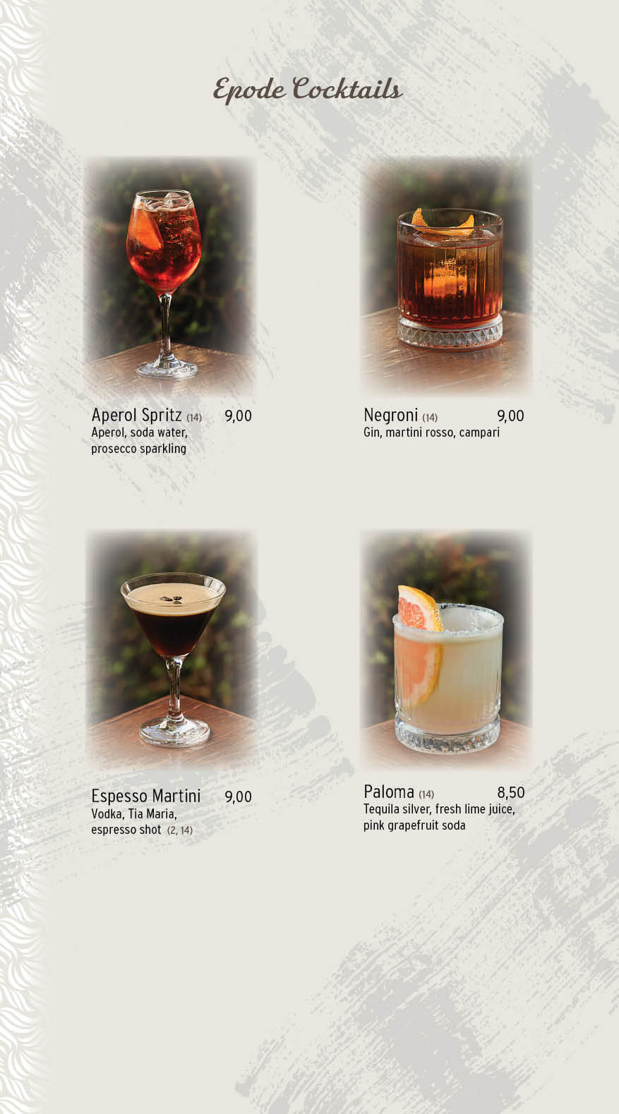 Daily Menu - Drinks — Epode Cafe Bar (5)